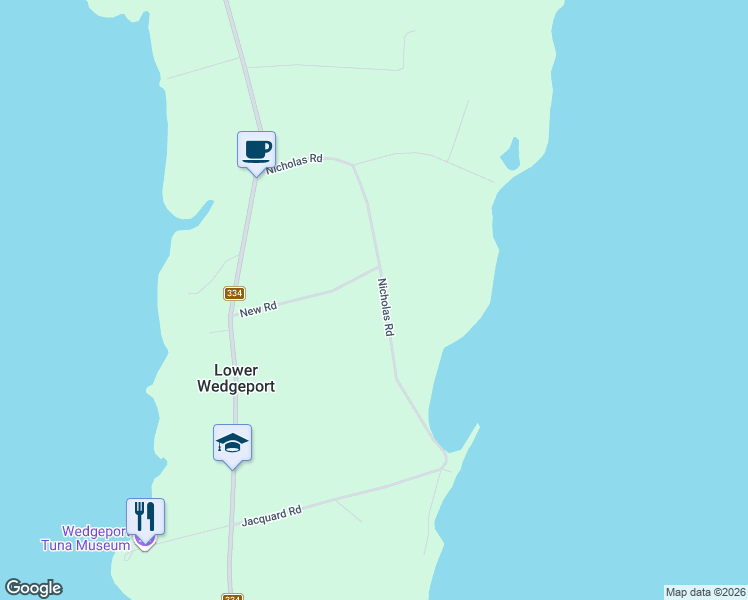 map of restaurants, bars, coffee shops, grocery stores, and more near 164 Nicholas Road in Argyle