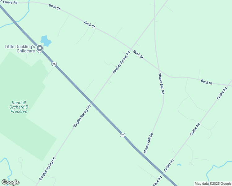 map of restaurants, bars, coffee shops, grocery stores, and more near 17 Nicole Way in Gorham