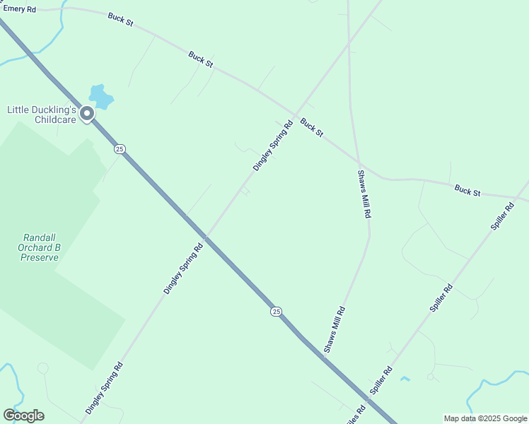map of restaurants, bars, coffee shops, grocery stores, and more near 17 Nicole Way in Gorham