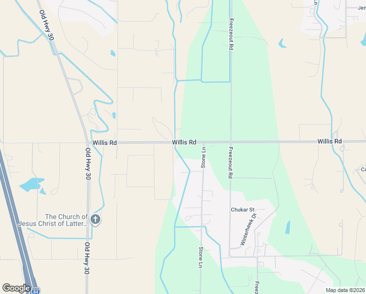 map of restaurants, bars, coffee shops, grocery stores, and more near 14713 Willis Road in Caldwell