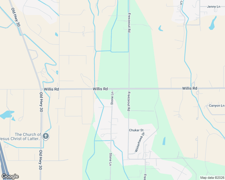 map of restaurants, bars, coffee shops, grocery stores, and more near 14555 Willis Road in Caldwell