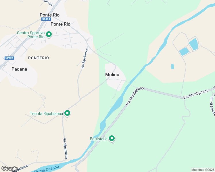 map of restaurants, bars, coffee shops, grocery stores, and more near 20 Via Molino di Monterado in Monterado