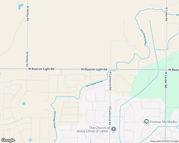 map of restaurants, bars, coffee shops, grocery stores, and more near 6001 West Beacon Light Road in Eagle