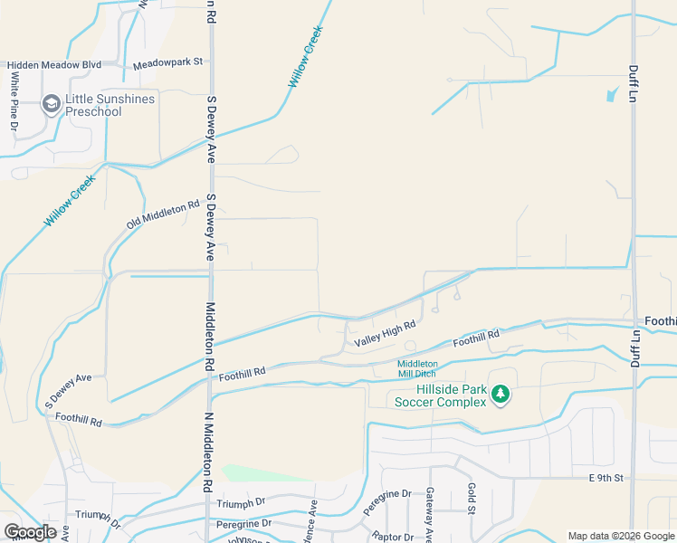 map of restaurants, bars, coffee shops, grocery stores, and more near 10739 Ridgeway Road in Middleton