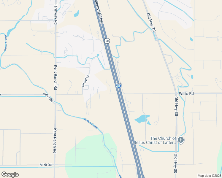 map of restaurants, bars, coffee shops, grocery stores, and more near 15649 Willis Road in Caldwell