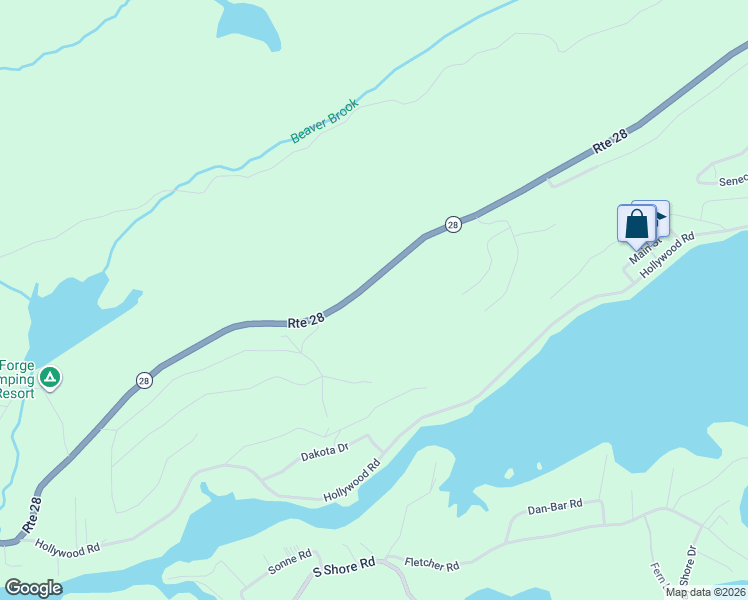 map of restaurants, bars, coffee shops, grocery stores, and more near 3544 New York 28 in Old Forge