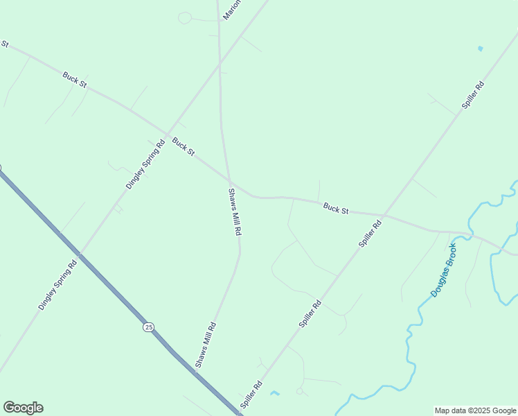 map of restaurants, bars, coffee shops, grocery stores, and more near 51 Shaws Mill Road in Gorham