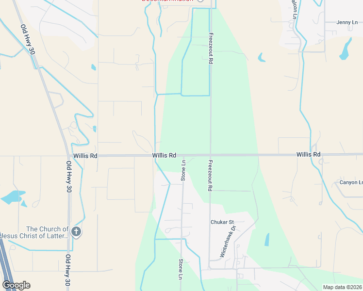 map of restaurants, bars, coffee shops, grocery stores, and more near 14555 Willis Road in Caldwell