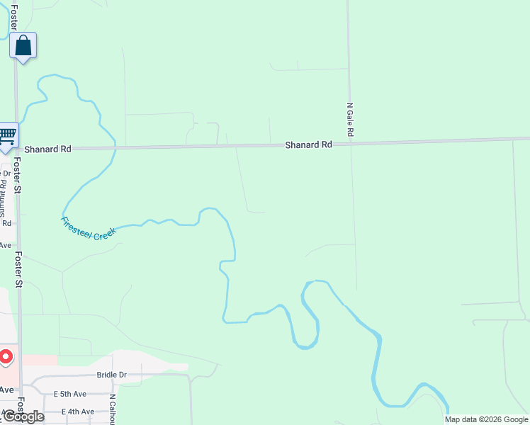 map of restaurants, bars, coffee shops, grocery stores, and more near 2 Ridge Road in Mitchell