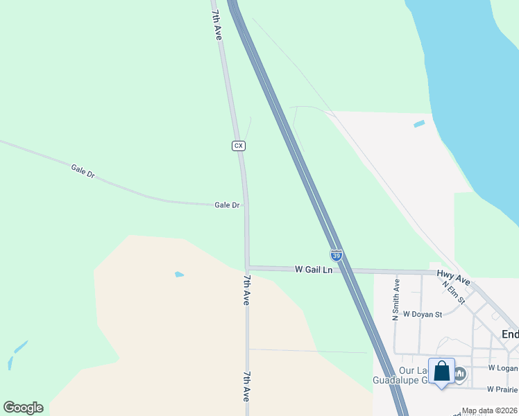 map of restaurants, bars, coffee shops, grocery stores, and more near N2280 County Road CX in Endeavor