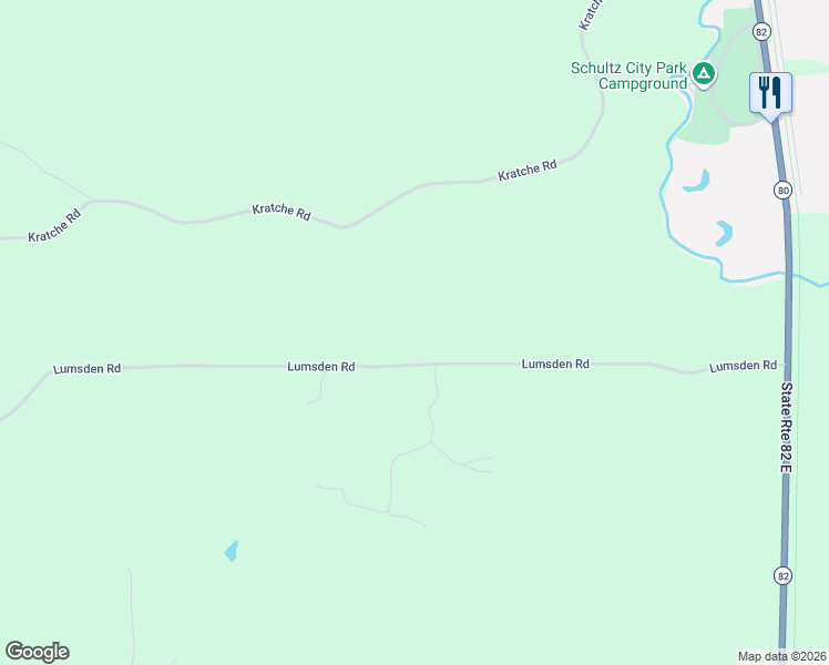 map of restaurants, bars, coffee shops, grocery stores, and more near 10290 Lumsden Road in Elroy