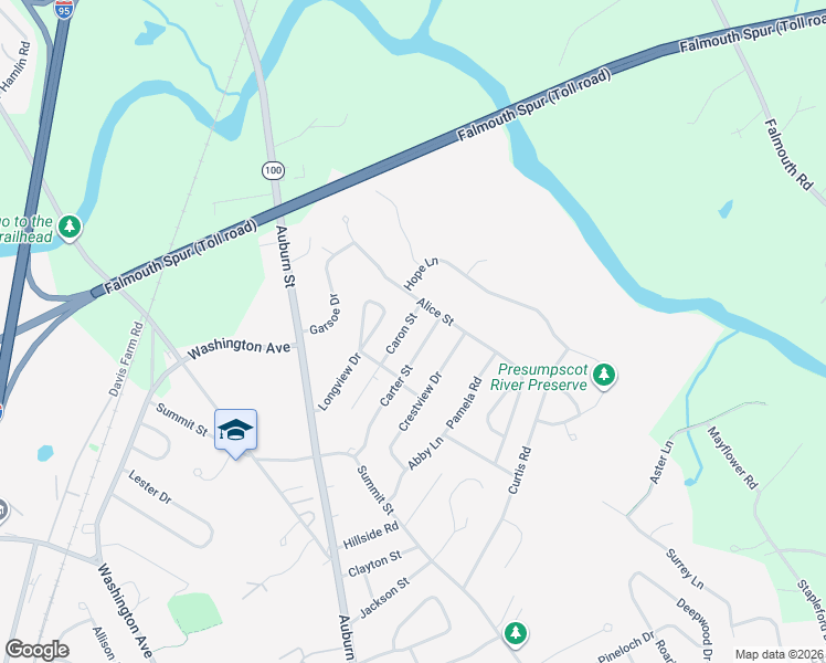 map of restaurants, bars, coffee shops, grocery stores, and more near 57 Alice Street in Portland