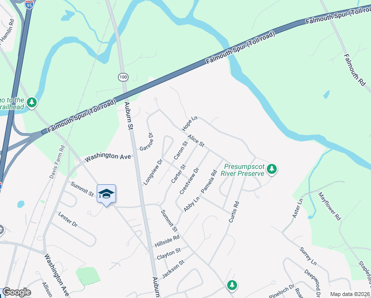 map of restaurants, bars, coffee shops, grocery stores, and more near 57 Alice Street in Portland