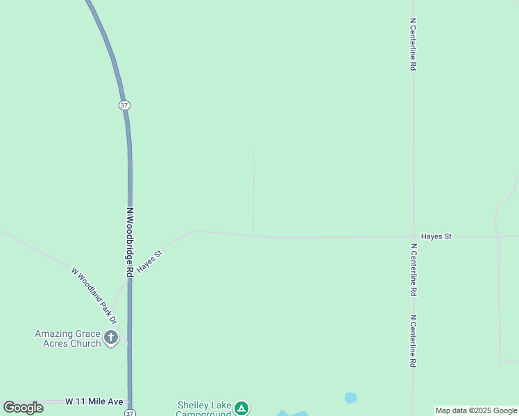 map of restaurants, bars, coffee shops, grocery stores, and more near 9428 Leslie Road in Bitely