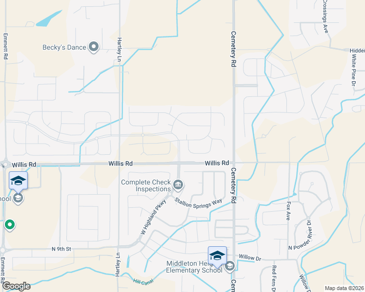 map of restaurants, bars, coffee shops, grocery stores, and more near 934 Harvest Way in Middleton