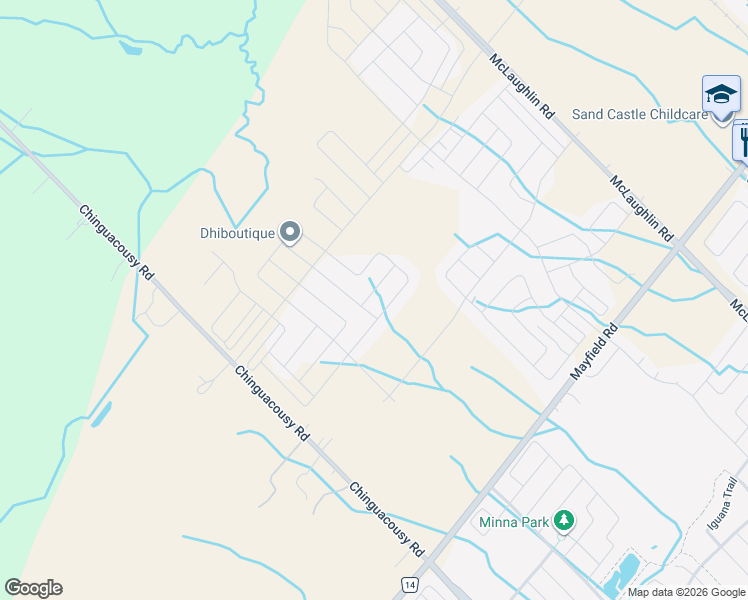 map of restaurants, bars, coffee shops, grocery stores, and more near 7 Salt Creek Terrace in Caledon