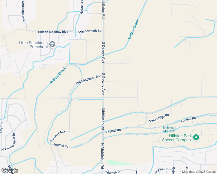 map of restaurants, bars, coffee shops, grocery stores, and more near 24082 Middleton Road in Middleton