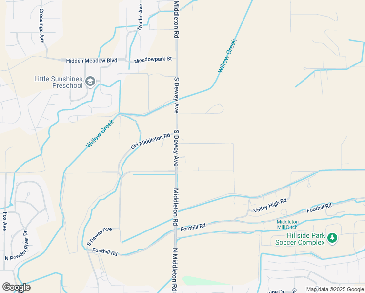 map of restaurants, bars, coffee shops, grocery stores, and more near 24082 Middleton Road in Middleton