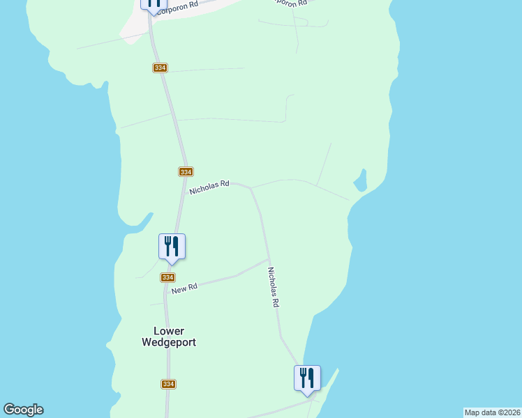 map of restaurants, bars, coffee shops, grocery stores, and more near 89 Nicholas Road in Argyle