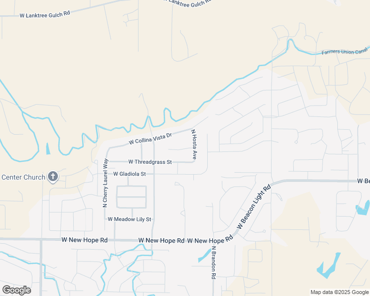 map of restaurants, bars, coffee shops, grocery stores, and more near 10830 West New Hope Road in Star