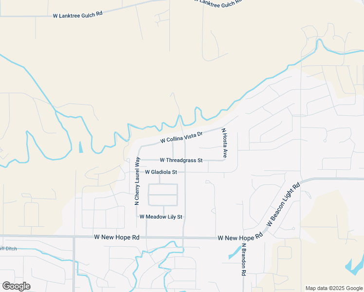 map of restaurants, bars, coffee shops, grocery stores, and more near 3407 North Roseland Way in Star