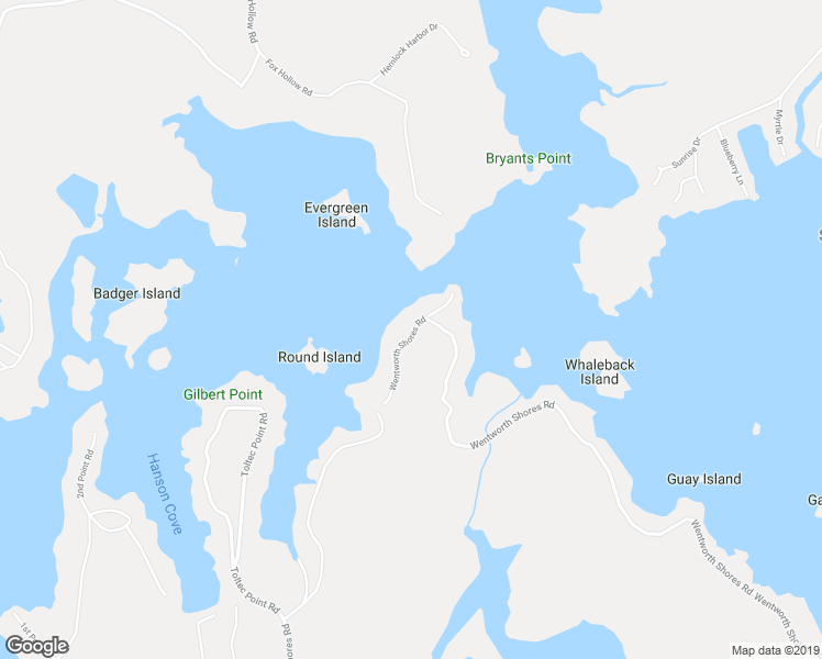 map of restaurants, bars, coffee shops, grocery stores, and more near 402 Wentworth Shores Road in Moultonborough