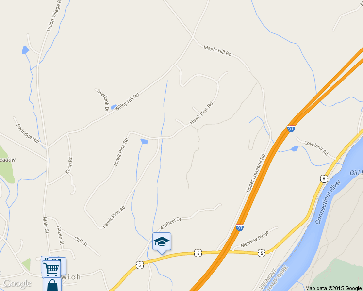 map of restaurants, bars, coffee shops, grocery stores, and more near 201 Hawk Pine Rd in Norwich