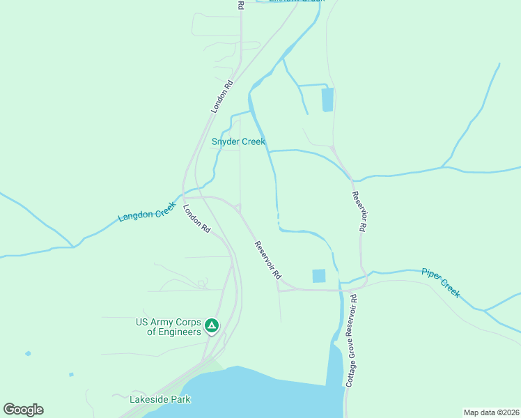 map of restaurants, bars, coffee shops, grocery stores, and more near 76031 Hebron Grange Rd in Cottage Grove