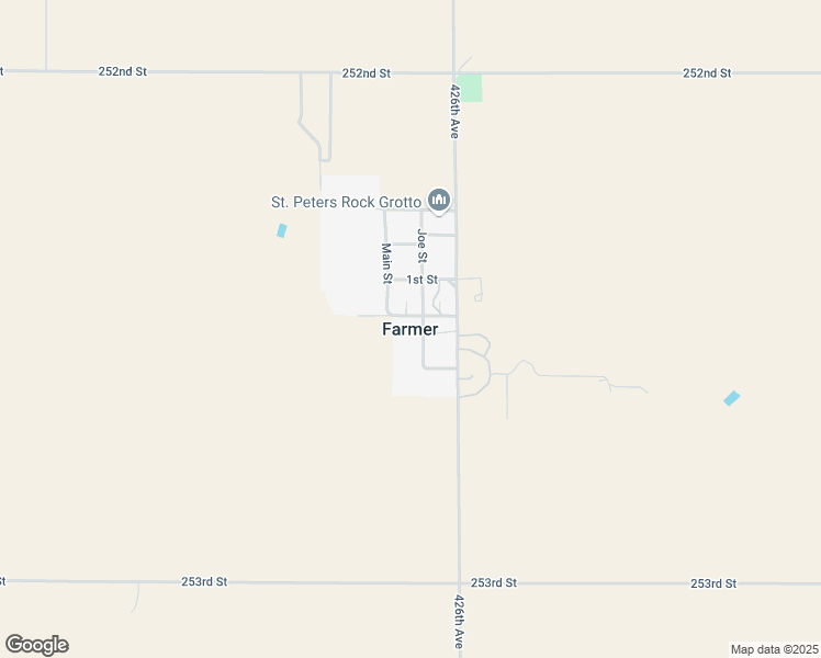 map of restaurants, bars, coffee shops, grocery stores, and more near in Farmer