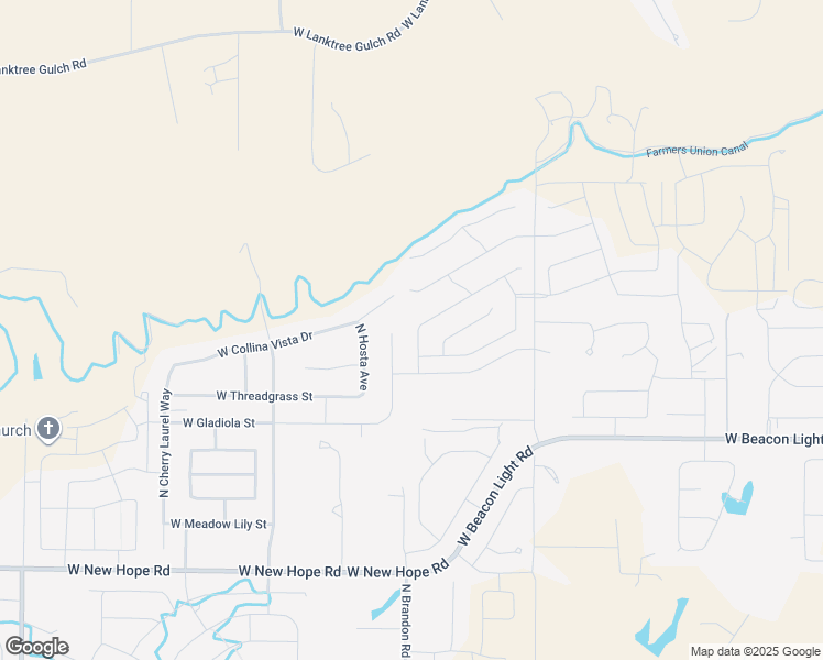 map of restaurants, bars, coffee shops, grocery stores, and more near 10830 West New Hope Road in Star