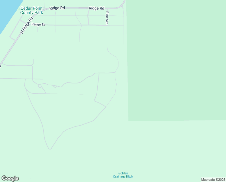 map of restaurants, bars, coffee shops, grocery stores, and more near 4434 Pine Avenue in Mears