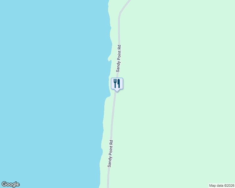 map of restaurants, bars, coffee shops, grocery stores, and more near 823 Sandy Point Road in Shelburne