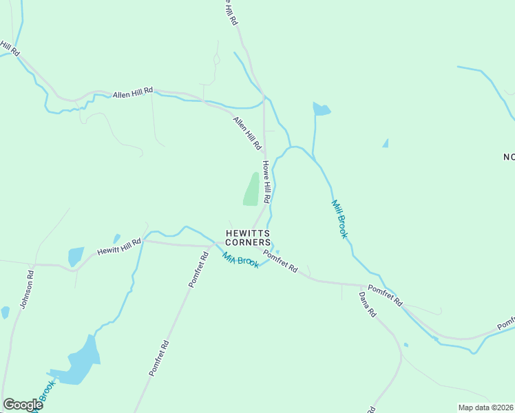 map of restaurants, bars, coffee shops, grocery stores, and more near 121 Howe Hill Road in Pomfret