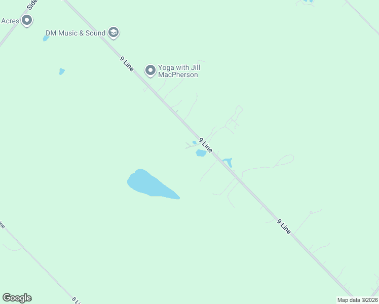 map of restaurants, bars, coffee shops, grocery stores, and more near 5008 9 Line in Erin