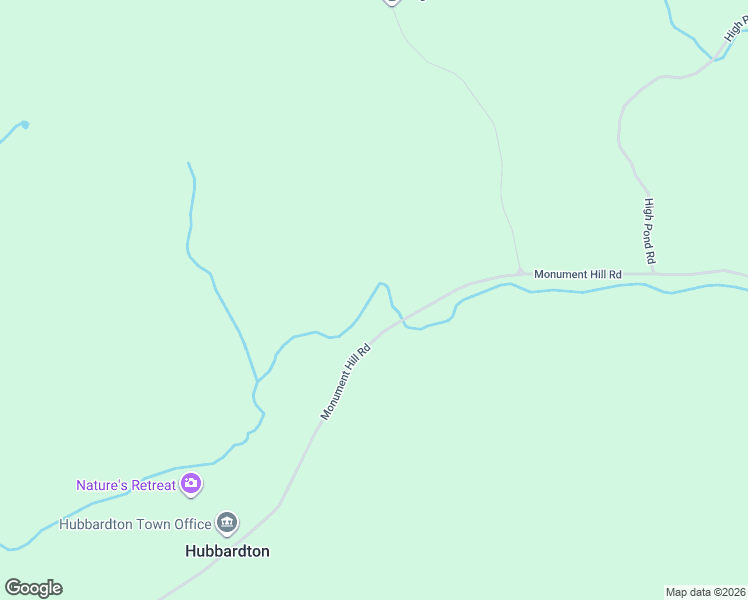 map of restaurants, bars, coffee shops, grocery stores, and more near 2427 Monument Hill Road in Castleton