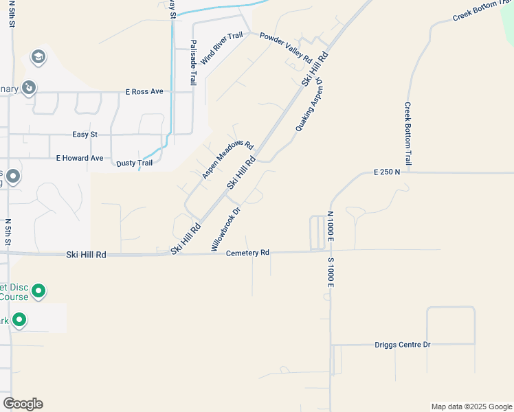 map of restaurants, bars, coffee shops, grocery stores, and more near 133 Cobble Creek Lane in Driggs