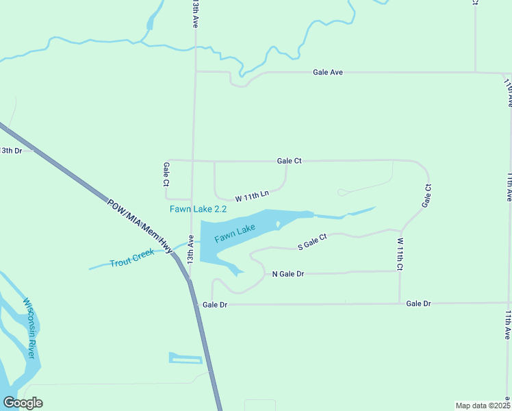 map of restaurants, bars, coffee shops, grocery stores, and more near 3634 West 11th Lane in Wisconsin Dells