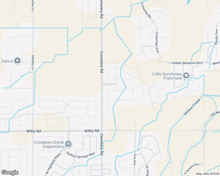 map of restaurants, bars, coffee shops, grocery stores, and more near 408 West Meadow Creek Way in Middleton