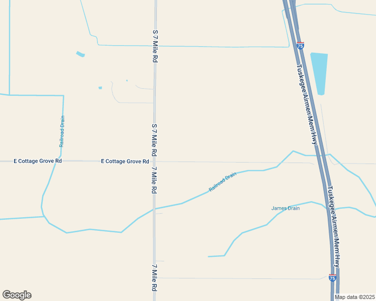 map of restaurants, bars, coffee shops, grocery stores, and more near 575 Cottage Grove Road in Kawkawlin