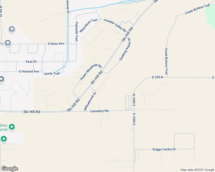 map of restaurants, bars, coffee shops, grocery stores, and more near 133 Cobble Creek Lane in Driggs