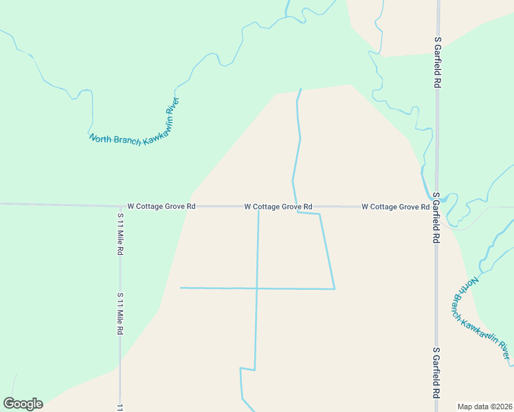 map of restaurants, bars, coffee shops, grocery stores, and more near 1268 West Cottage Grove Road in Linwood