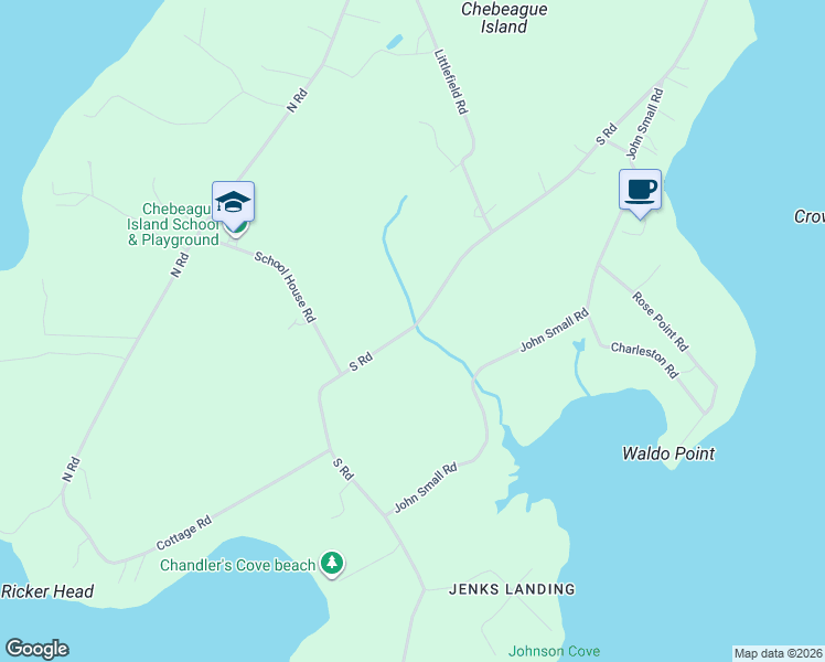 map of restaurants, bars, coffee shops, grocery stores, and more near 460 S Rd in Cumberland