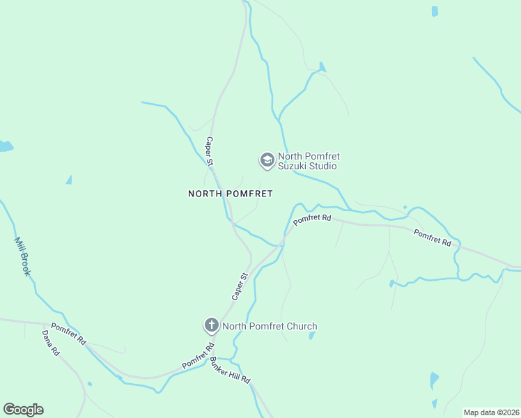 map of restaurants, bars, coffee shops, grocery stores, and more near 90 Limey Lane in Pomfret