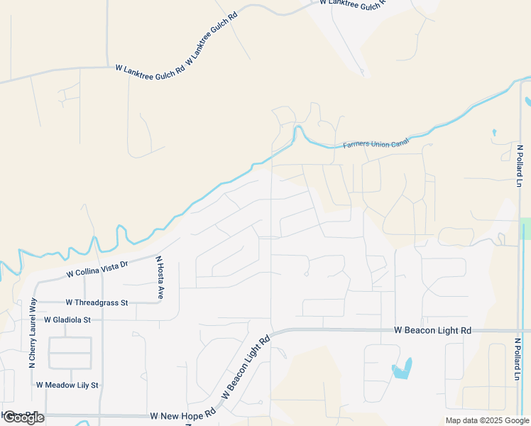 map of restaurants, bars, coffee shops, grocery stores, and more near 10703 West Daylily Ave in Star