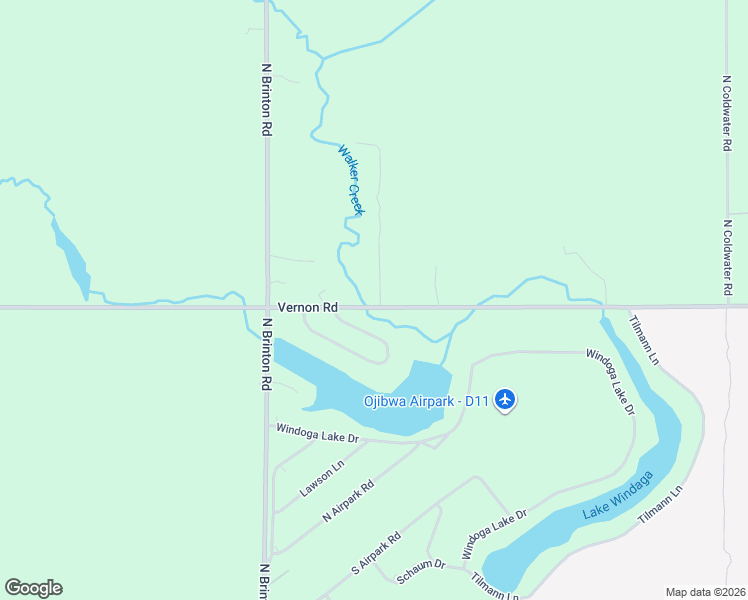 map of restaurants, bars, coffee shops, grocery stores, and more near 7753-7779 Vernon Road in Lake