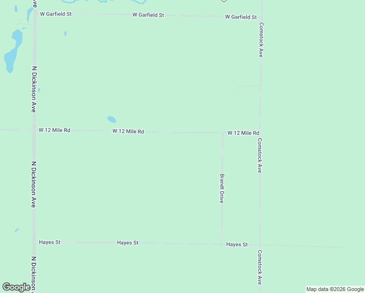 map of restaurants, bars, coffee shops, grocery stores, and more near 8180 West 12 Mile Road in Bitely