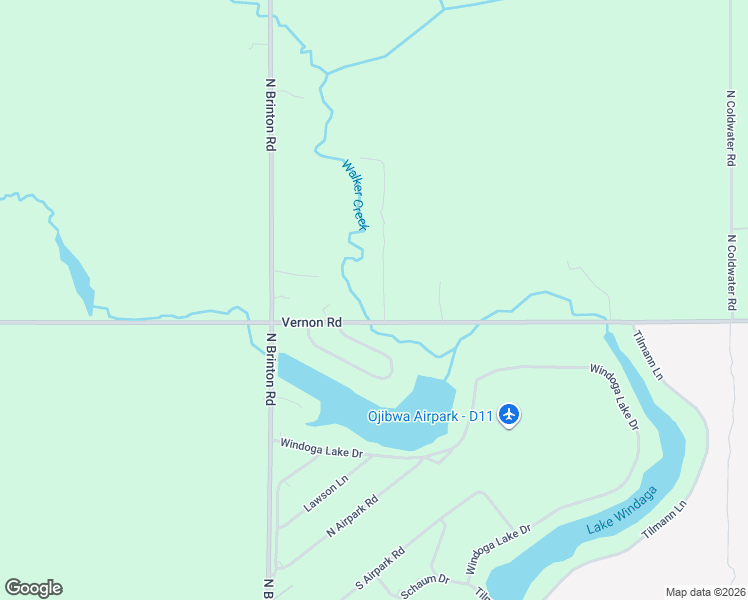 map of restaurants, bars, coffee shops, grocery stores, and more near 7753-7779 Vernon Road in Lake