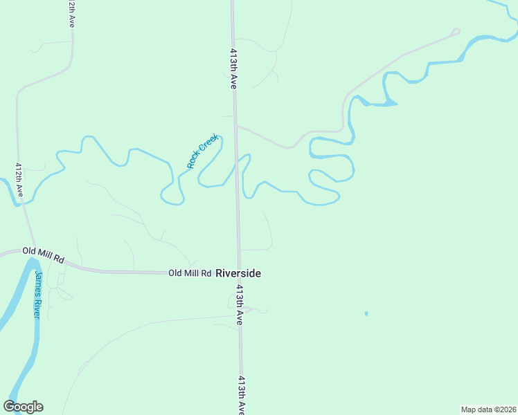 map of restaurants, bars, coffee shops, grocery stores, and more near 25240 413th Avenue in Mitchell