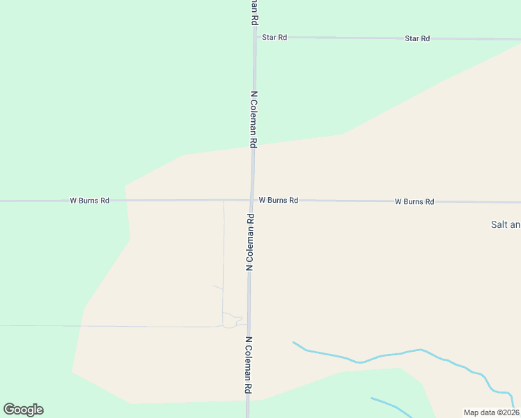 map of restaurants, bars, coffee shops, grocery stores, and more near 5495 West Burns Road in Coleman