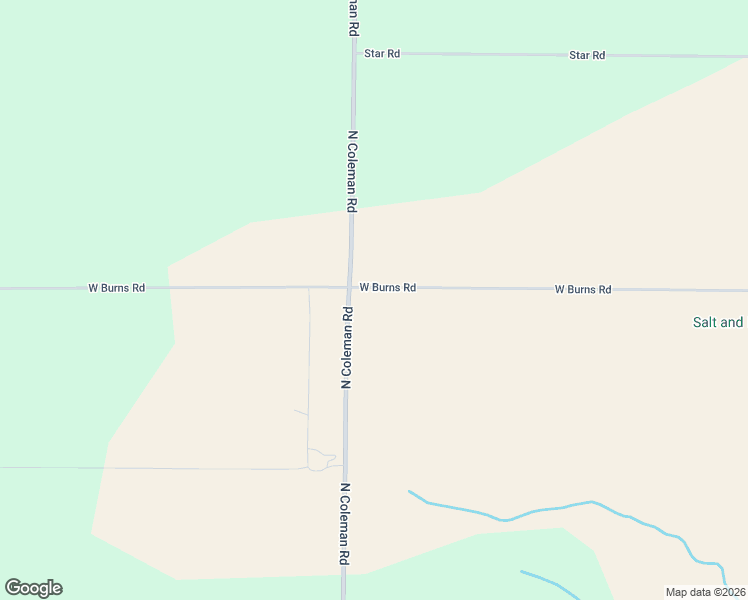 map of restaurants, bars, coffee shops, grocery stores, and more near 5495 West Burns Road in Coleman